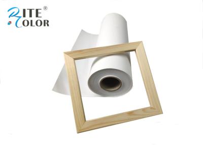 China Pigment Matte Polyester Cotton Canvas Photo Paper Waterproof For Inkjet Printers for sale