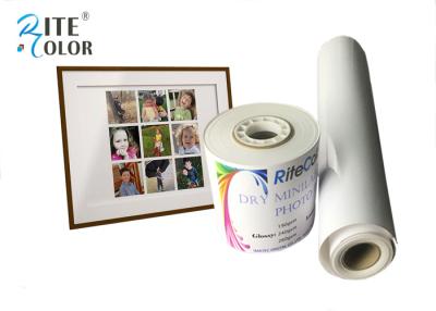 China Bright White Resin Coated Semi Gloss Mini Lab Photo Paper For Fujifilm Printer for sale