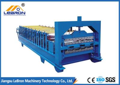 China 5.5kW Double Layer Forming Machine , Corrugated Roof Color Steel Roll Forming Machine for sale