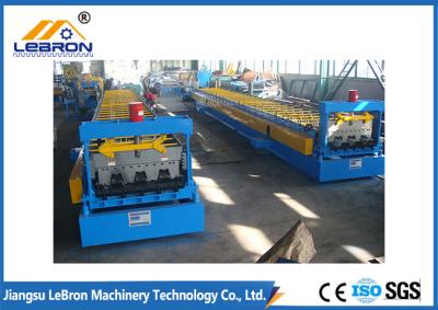 China 380V 50Hz Blue Metal Deck Roll Forming Machine 8-10m/min High Working Speed for sale