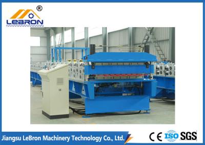 China Dual Sheet Wall Panel Roll Forming Machine Customized Feeding Width High Forming Speed for sale