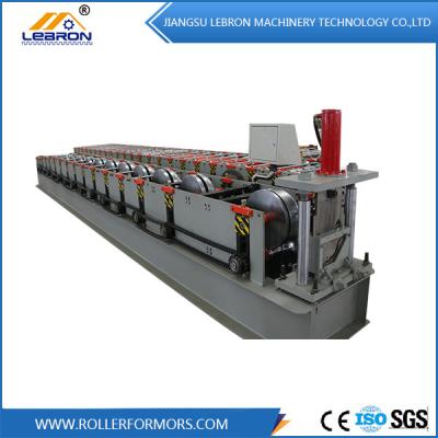 China Rolo da calha da drenagem que forma a máquina, máquina de corte automática da calha 4KW à venda