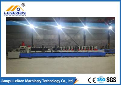China 90mm Shaft Cable Tray Punching Machine Automatic Pre Cutting Later Punching Type for sale
