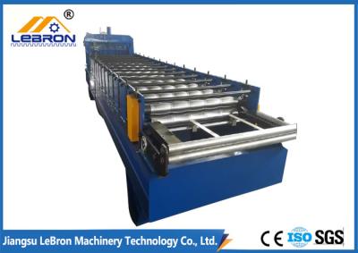 China Blue color 2018 New  type Color Steel Glazed Tile Roll Forming Machine made in China PLC Control Automatic for sale