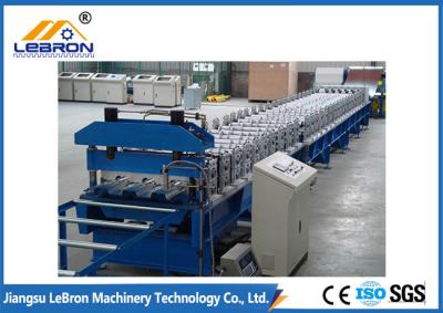 China PLC Control Floor Deck Roll Forming Machine , Fast Speed Floor Tiles Making Machine for sale