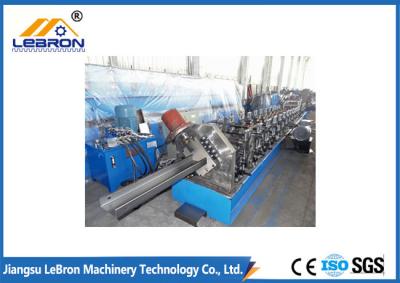 China Steel structure 6m to 8m long C purlin roll forming machine / C Z U purlin roll forming machine for sale