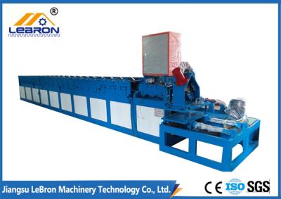 中国 Yellow Blue color  High strength smooth straight door frame cold roll forming machine automatic type PLC system control 販売のため