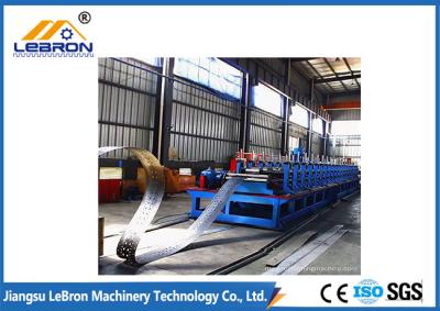 China High Speed Cable Tray Roll Forming Machine , 18 Stations Cable Tray Punching Machine for sale