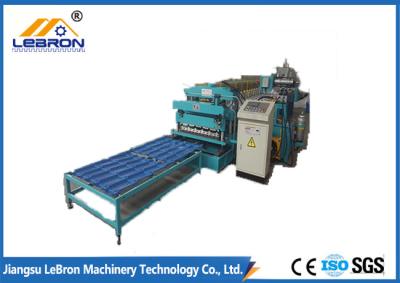China Energy Saving Glazed Tile Roll Forming Machine , Glazed Tiles Manufacturing Machine for sale