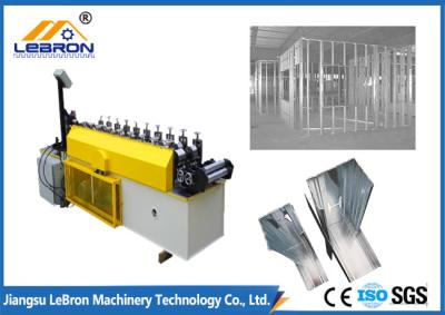 China Full Automatic Stud And Track Roll Forming Machine , Steel Profile Roll Forming Machine for sale