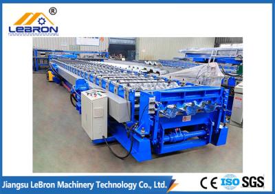 China 29.5kW Floor Deck Roll Forming Machine , Galvanized Steel Deck Forming Machine for sale