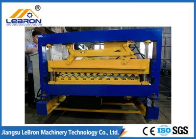 China 914mm Width PPGL Sinusoidal  Corrugated Sheet Roll Forming Machine for sale