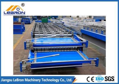 China 15KW PPGL Roof Trapezoidal Sheet Forming Machine With 5 Ton Decoiler for sale