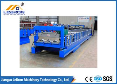 China Galvanized Steel Coil 15KW Floor Deck Roll Forming Machine 0.8-1.5mm Thickness for sale