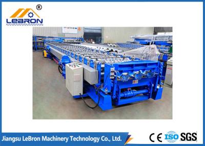 China HDG Metal Floor Deck Roll Forming Machine 12 - 15m/Min Speed for sale