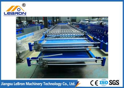 China Durable Double Layer Roll Forming Machine 5.5KW Fully Automatic HRC Hardness for sale