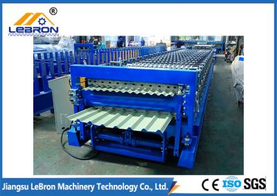 China 22stations PPGI Double Layer Roll Forming Machine 4.0KW High Efficiency for sale