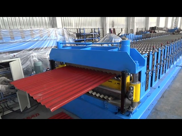 Easy Operation Fully Automatic Durable Double Layer Roll Forming Machine