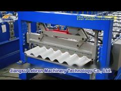 Durable Double Layer Roof Sheet Roll Forming Machine 10 Tons Corrugated IBR Sheet