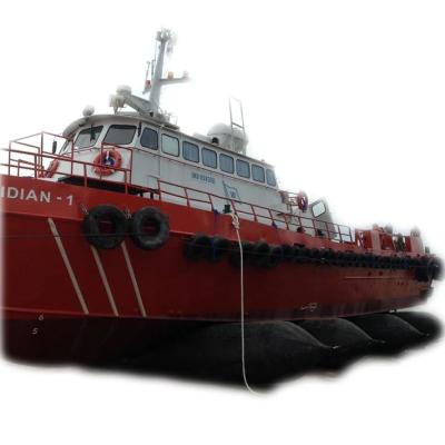 China ISO 14409 Black Marine Airbags Ship Launching Airbag Culvert Application for sale