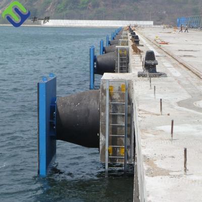 China Dock Protecting Rubber Marine Dock Fender 55% Max Deflection for sale