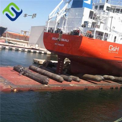 China Marine Boat Inflatable Rubber Airbag Ship Launching Airbag 3-12 Layers for sale