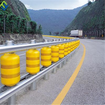 China Traffic Safety Roller Barrier Road Guardrail Korea Rolling Barrier for sale