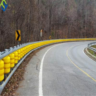 China EVA Traffic Curve Bend Road Roller Barrier Highway Guard Rail Rotating for sale