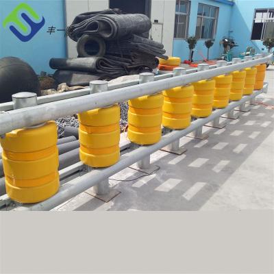 China EVA Foam Road Roller Barrier Anti Collision Safety Roller Barrier for sale