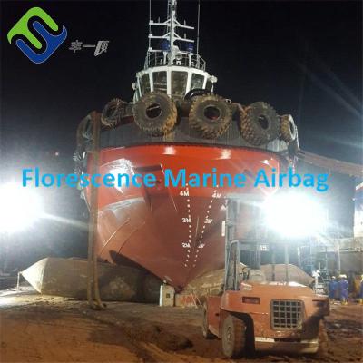 China Pontón de flotación Marine Rubber Airbag para la elevación del barco de aterrizaje en venta