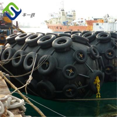 China Barge And Quay Pneumatic Rubber Fender Popular Size 3.3*6.5m for sale