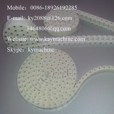 China POM acetal PP plastic chain with steel pin engineering plastic conveyor chains China manufacturer factory producer for sale