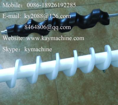 China black uhmwpe carried shaft plastic screw rod for bottle extruder CONVEYOR REPLACEMENT PARTS China manufacturer  factory for sale
