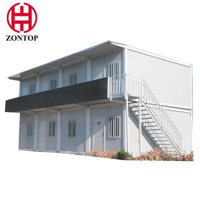 China Modulares de las casas de Zontop casa prefabricada barata de la casa modular del contrainer de China de la vida de 20 pies en venta