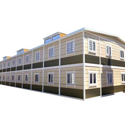 China 40 Feet Stackable Flat Pack 4 Bedrooms Villa Toilet Modern Hotel  Design Office Container House for sale
