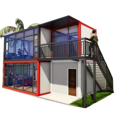 China Modern Living Portable 20Ft 40ft Luxury Prefab House  Earthquake Proof Container House for sale