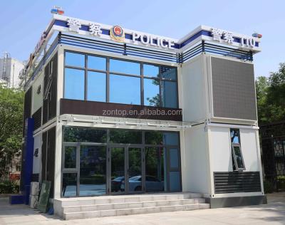China Casa modular de aço do recipiente do metal manufaturado transportável completo à venda
