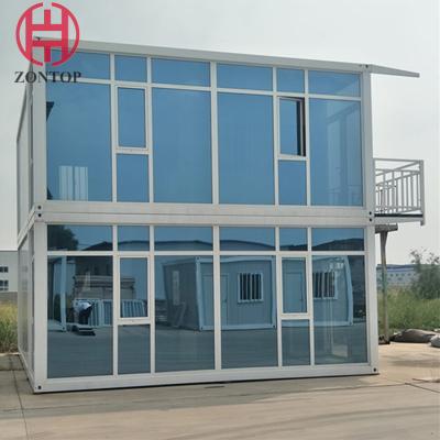 China Da casa pré-fabricada inoxidável das construções da resistência do vento da construção de aço casa modular do recipiente à venda