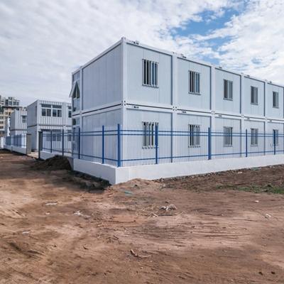 China Good Insulation Flat Pack Container House Prefabricated Modular ISO9001 CE Certification for sale