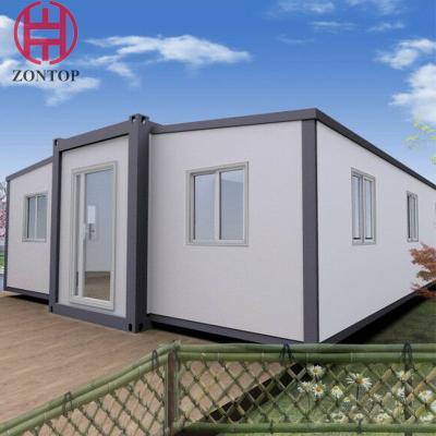 China Zontp  luxury 40ft house container folding prefab container house Expandable prefabricated home for sale