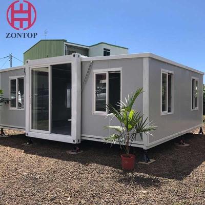 China Prefabricated Shipping 20ft 40ft Folding Expandable Luxury Container House for sale