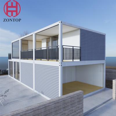China Modern Fast Assemble  Furnished Container Homes Customized Mini Modular 2 Bedroom for sale