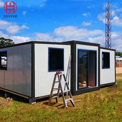 China Luxury Expandable Container House Folding Insulation Solar Prefab Container House for sale