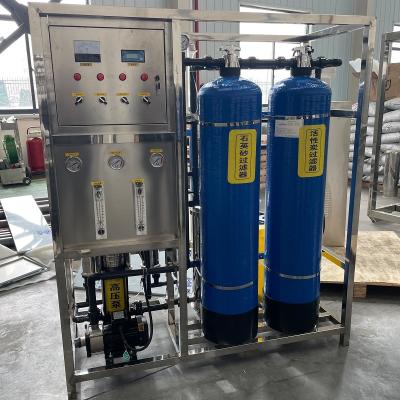 China Wooden Case Pure Drinking Water Making Industrial Treatment Machine 500l with RO Filter for sale