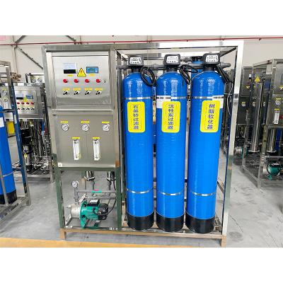China Core Components Engine 500kg/H Water Purification System for Mineral Water Production for sale
