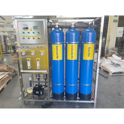 China 0.2-0.4MPa 500LPH Three FRP Reverse Osmosis Water Purification System for Direct Drinking for sale