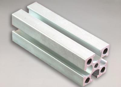 China Silver White Electrophoresis Aluminium Moulding Profiles , Aluminum Extruder for sale