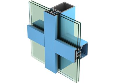 China Oxidation Resistance Industrial Aluminium Extrusion Sections , Curtain Wall Profile for sale