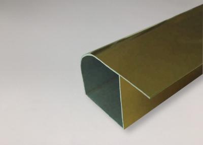China Mecânico anodize o perfil de alumínio lustrado para portas deslizantes de armário de cozinha à venda