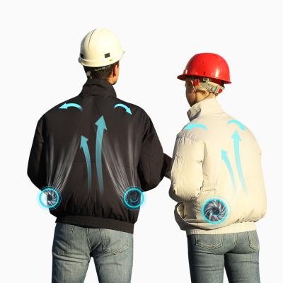 중국 근로자들 냉방장치를 하 양복 자켓 햇빛 보호 에어콘 재킷 판매용